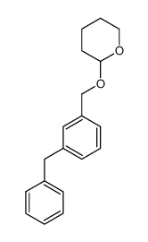 2-((3-benzylbenzyl)oxy)tetrahydro-2H-pyran结构式