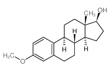 17-Beta-雌二醇 3-甲醚结构式