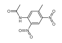 acetic acid-(5-methyl-2,4-dinitro-anilide) Structure
