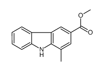 methyl 1-methyl-9H-carbazole-3-carboxylate结构式
