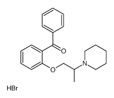 phenyl-[2-(2-piperidin-1-ium-1-ylpropoxy)phenyl]methanone,bromide结构式