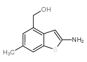 2-氨基-6-甲基-4-苯并噻唑甲醇结构式