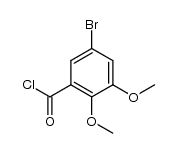 5-bromo-2,3-dimethoxybenzoic acid chloride结构式