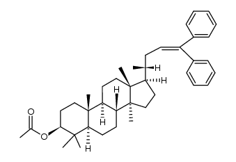 3β-acetoxy-24,24-diphenyl-5α-lanost-23-ene Structure