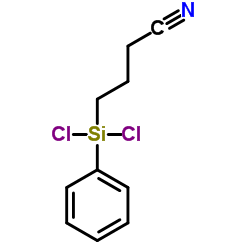 (3-氰丙基)苯基二氯硅烷结构式