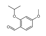 2-异丙氧基-4-甲氧基苯甲醛结构式