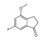 6-fluoro-4-methoxy-2,3-dihydro-1H-inden-1-one Structure