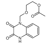 2-[(2,3-dioxo-4H-quinoxalin-1-yl)methoxy]ethyl acetate结构式