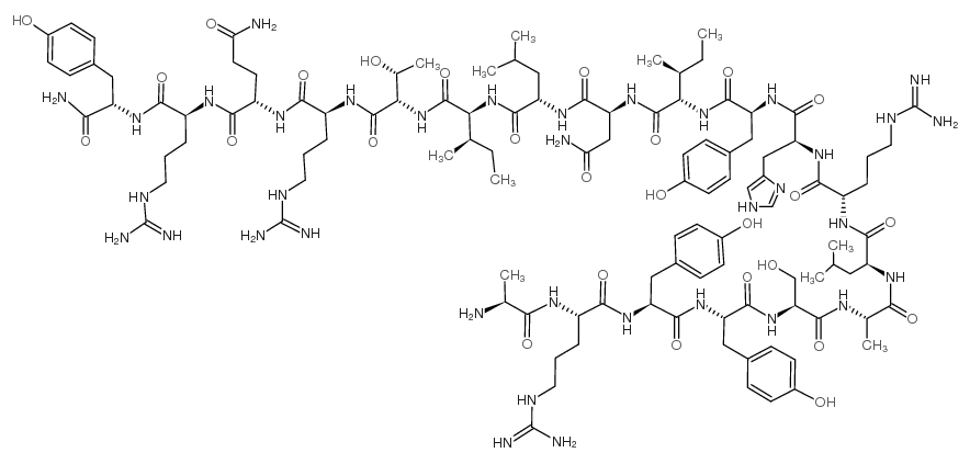 Neuropeptide Y (18-36) trifluoroacetate salt Structure