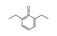 2,6-diethyl-pyridine-1-oxide Structure