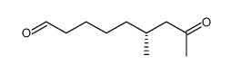 6-methyl-8-oxononanal Structure