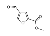 4-Formyl-furan-2-carboxylic acid methyl ester结构式