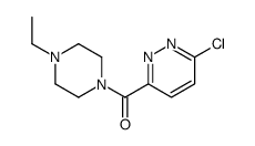 (6-氯哒嗪-3-基)(4-乙基哌嗪-1-基)甲酮结构式