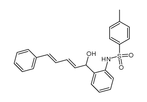 N-(2-((2E,4E)-1-hydroxy-5-phenylpenta-2,4-dienyl)phenyl)-4-methylbenzenesulfonamide Structure