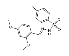 2,4-dimethoxybenzaldehyde tosylhydrazone结构式