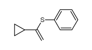(1-cyclopropylvinylsulfanyl)-benzene结构式