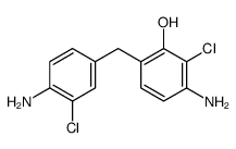 3-amino-6-[(4-amino-3-chlorophenyl)methyl]-2-chlorophenol Structure