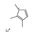 lithium,1,2,5-trimethylcyclopenta-1,3-diene Structure