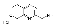 6,8-dihydro-5H-pyrano[3,4-d]pyrimidin-2-ylmethanamine,hydrochloride Structure