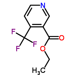 Ethyl 4-(trifluoromethyl)nicotinate Structure