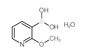 2-甲氧基吡啶-3-硼酸 水合物结构式