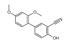 5-(2,4-dimethoxyphenyl)-2-hydroxybenzonitrile Structure