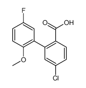 4-chloro-2-(5-fluoro-2-methoxyphenyl)benzoic acid Structure