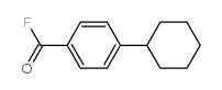 Benzoyl fluoride, 4-cyclohexyl- (9CI) Structure