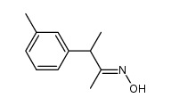 3-(m-methylphenyl)-2-butanone oxime结构式