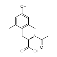 (R)-N-acetyl-2,6-dimethyltyrosine结构式