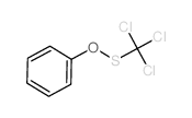 trichloromethylsulfanyloxybenzene Structure
