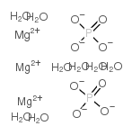 Magnesium phosphate, tribasic pentahydrate structure