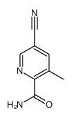 5-cyano-3-methyl-pyridine-2-carboxylic acid amide Structure