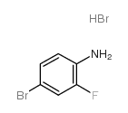4-BROMO-2-FLUOROANILINE HYDROBROMIDE structure
