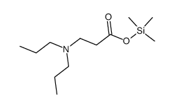 N,N-Dipropyl-β-alanin-(trimethylsilylester)结构式