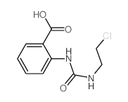 Benzoic acid,2-[[[(2-chloroethyl)amino]carbonyl]amino]-结构式