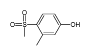 3-methyl-4-methylsulfonylphenol结构式