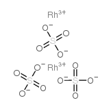 rhodium (iii) sulfate Structure