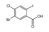 5-Bromo-4-chloro-2-iodo-benzoic acid structure