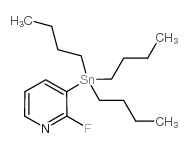 2-Fluoro-3-(tributylstannyl)pyridine Structure