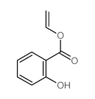 Benzoic acid,2-hydroxy-, ethenyl ester结构式