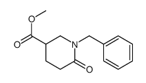 1-苄基-6-氧代哌啶-3-甲酸甲酯结构式