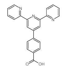 4'-(4-羧基苯基)-2,2':6',2''-三联吡啶结构式