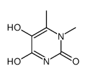 5-hydroxy-1,6-dimethylpyrimidine-2,4-dione Structure