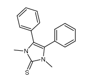1,3-dimethyl-4,5-diphenyl-5-imidazoline-2-thioneN,N-dimethyl-4-oxo-4H-chromene-2-carboxamide Structure
