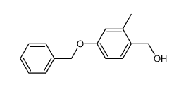 4-benzyloxy-2-methylphenylmethanol Structure