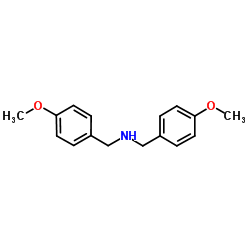 双-(4-甲氧基苄基)-胺结构式