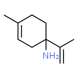 3-Cyclohexen-1-amine,4-methyl-1-(1-methylethenyl)-结构式