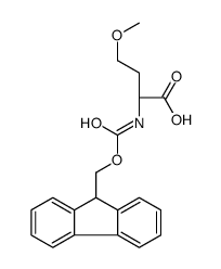 (S)-2-((((9H-芴-9-基)甲氧基)羰基)氨基)-4-甲氧基丁酸结构式