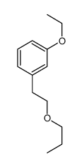 Benzene, 1-ethoxy-3-(2-propoxyethyl)- (9CI)结构式